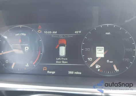 2015 Land Rover Range Rover 5.0L V8 Supercharged Autobiography z USA, uszkodzony, nr VIN SALGV2TF2FA197843